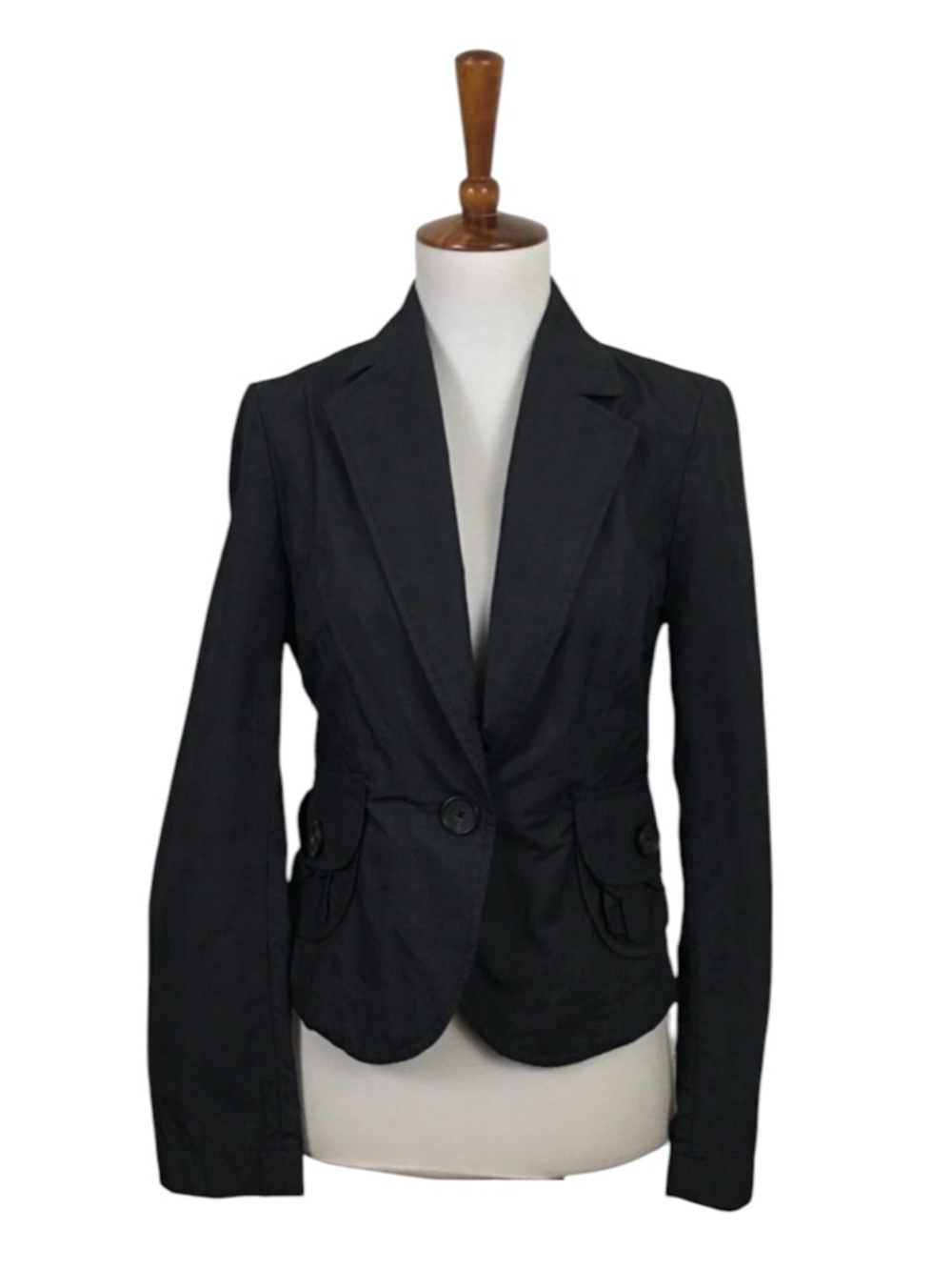 Banana Republic Checked‎ Blazer Women’s 0 NWT Long Sleeve Jacket Classic Preppy